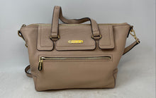 Load image into Gallery viewer, Michael Kors Womens Nude Leather Outer Pocket Crossbody Strap Satchel Bag