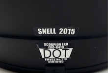 Load image into Gallery viewer, Scorpion EXO-R410 Black Snell 2015 Dot Approved Motorcycle Helmet Size S