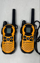 Load image into Gallery viewer, Set Of 2 Pcs Motorola Talkabout MT350R Yellow Black Two-Way Radios With Case