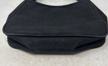 Load image into Gallery viewer, Lauren Ralph Lauren Womens Black Inner Pocket Magnetic Snap Hobo Handbag
