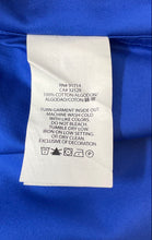 Load image into Gallery viewer, Armani Exchange Mens Blue Cotton Collared Long Sleeve Button-Up Shirt Size M