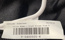 Load image into Gallery viewer, Chico's Womens Black Long Sleeve Turtleneck Pullover Sweater Size 0