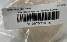 Load image into Gallery viewer, Raw Clear Quartz Collectible Stone Mineral Home Decor Candle Holder