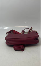 Load image into Gallery viewer, Steve Madden Womens Burgundy Leather Chain Strap Crossbody Purse With Wallet