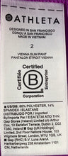 Load image into Gallery viewer, Athleta Womens Purple Straight Leg Trouser Pants Size 2 With Tag