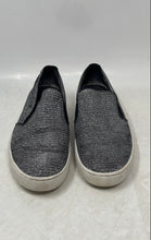 Load image into Gallery viewer, Michael Kors Womens Silver Sparkle Round Toe Sneaker Shoes Size 6M