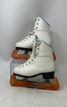 Load image into Gallery viewer, Soft Skate By Jackson Boys White Leather Lace-Up Figure Ice Skates Size 11