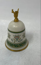 Load image into Gallery viewer, Antique The Danbury Mint Multicolor Floral Print Collectible Porcelain Bell