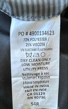 Load image into Gallery viewer, Michael Kors Mens Black Long Sleeve Notch Lapel Two-Button Blazer Size 54R