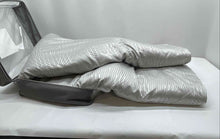 Load image into Gallery viewer, Hotel Collection Gray King Laced Arch Home Comforter Set With Carrying Case