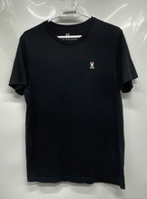 Load image into Gallery viewer, Psycho Bunny Mens Black Cotton Short Sleeve Crew Neck Pullover T-Shirt Size 4