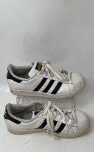 Load image into Gallery viewer, Adidas Womens Superstar White Lace-Up Sneaker Shoes Size 7 Little Damage Inside