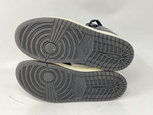 Load image into Gallery viewer, Authentic Nike Boys Air Jordan 1 Mid SE Black Silver Tone Sneaker Shoes Sz 1.5Y