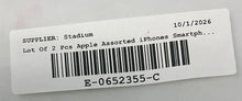 Load image into Gallery viewer, Lot Of 2 Pcs Assorted Apple iPhone Black Smartphones Not Tested For Parts