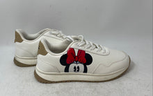 Load image into Gallery viewer, Disney Minnie Mouse Womens White Lace-Up Low Top Sneaker Shoes Size 8