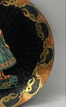 Load image into Gallery viewer, Peru Decorative Woman Figurine Embossed Wall Art Collector Plate