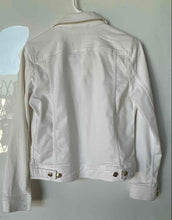 Load image into Gallery viewer, Kate Spade New York Womens White Long Sleeve Denim Front Button Jacket Size XS