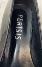 Load image into Gallery viewer, Perisis Womens Black Patent Leather Slip-On Pointed Toe Loafer Shoes Size 7