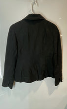 Load image into Gallery viewer, Ann Taylor Womens Black Long Sleeve Notch Lapel Two-Button Blazer Size 2P
