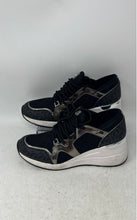 Load image into Gallery viewer, Michael Kors Womens Liv Trainer Black Lace-Up Low Top Sneakers Shoes Size 7 M