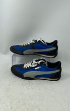 Load image into Gallery viewer, Puma Mens Rocket Navy Blue Leather Low Top Lace-Up Sneaker Shoes Size 9
