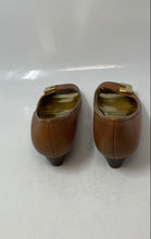 Load image into Gallery viewer, Michael Kors Womens Brown Leather Peep Toe Slip-On Wedge Pump Heels Size 7.5M