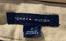 Load image into Gallery viewer, Tommy Hilfiger Womens Khaki Flat Front Slash Pockets Belt Loops Dress Pants Sz 2