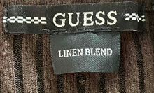 Load image into Gallery viewer, Guess Womens Brown Knitted Sleeveless Crew Neck Long Sweater Dress Size M