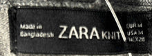 Load image into Gallery viewer, Zara Knit Womens Gray Heather Long Sleeve Open Front Cardigan Sweater Size M