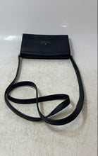 Load image into Gallery viewer, Kate Spade New York Womens Black Leather Single Strap Flap Over Crossbody Bag
