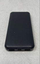 Load image into Gallery viewer, Miady Black Portable Charger Two USB Ports Cell Phone Power Bank Not Tested
