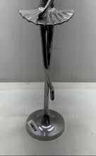 Load image into Gallery viewer, Home Decor Collectible Engraved Silver-Tone Ballerina Art Statue