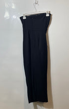 Load image into Gallery viewer, Forever 21 Womens Black Strapless Ruched Back Zip Bodycon Dress Size Small