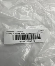 Load image into Gallery viewer, Dooney & Bourke Womens Cream Brown Pebbled Leather Zipper Crossbody Bag