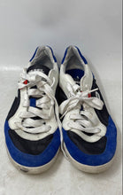 Load image into Gallery viewer, Diesel Mens White Blue Lace-Up Low Top Round Toe Sneaker Shoes Size 10
