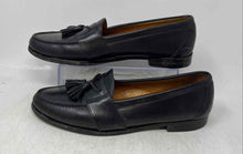 Load image into Gallery viewer, Cole Haan Mens Black Leather Tassel Moc Toe Slip-On Loafer Shoes Size 9.5D
