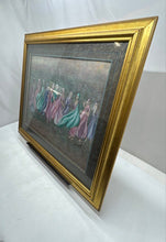 Load image into Gallery viewer, Multicolor Ballroom Lithograph Dancing Artwork Framed Painting By Frank Walcutt
