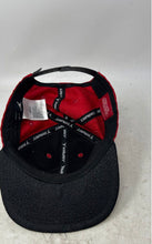 Load image into Gallery viewer, Air Jordan Mens Red Black Jumpman Logo Adjustable Snapback Hat Size 4/7