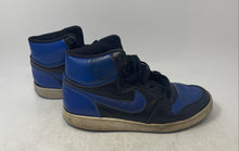 Load image into Gallery viewer, Nike Mens Ebernon Mid AQ1773-001 Black Blue Lace-Up Sneaker Shoes Size 8.5