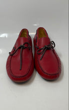 Load image into Gallery viewer, Mercanti Fiorentini Mens Red Brown Leather Slip-On Driving Moccasins Shoes Sz 9M