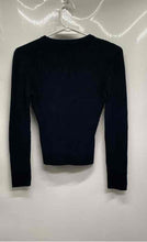 Load image into Gallery viewer, Guess Womens Black Ribbed Knit Long Sleeve Pullover Sweater Size Medium