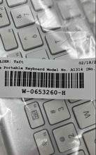 Load image into Gallery viewer, Apple Model No A1314 White Silver Portable Wireless Keyboard Not Tested
