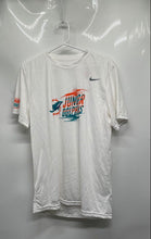 Load image into Gallery viewer, Nike Boys White Miami Junior Dolphins Pullover Football NFL T-Shirt Size Large