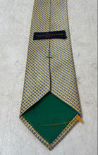 Load image into Gallery viewer, Tommy Hilfiger Mens Blue Yellow Geometric Printed Keeper Loop Pointed Tie