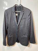 Load image into Gallery viewer, Armani Exchange Mens Dark Gray Long Sleeve Notch Lapel Two-Button Blazer Sz 40S