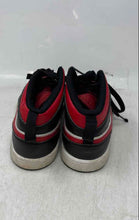 Load image into Gallery viewer, Nike Kids Air Jordan 1 Mid Black Red Leather Lace-Up Sneaker Shoes Size 2Y