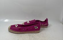 Load image into Gallery viewer, Karl Lagerfeld Paris Womens Malvie Pink White Slip-On Espadrille Flats Size 8M