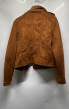 Load image into Gallery viewer, Jou Jou Womens Brown Long Sleeve Spread Collar Full-Zip Jacket Size XL