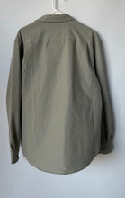 Load image into Gallery viewer, Calvin Klein Mens Gray Long Sleeve Classic Fit Button-Up Shirt Size Large