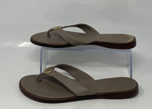 Load image into Gallery viewer, Authentic Tory Burch Womens Benton 64172 Gray Thong Sandals Size 8M Worn